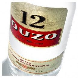 Ouzo 12 apéritif grec anisette grecque à boire à l'apéro avec les mézzé