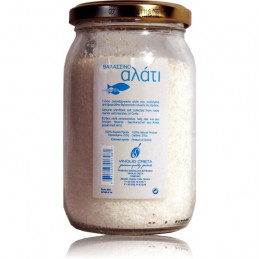 sel de mer de Crète iodé naturel non raffiné fleur de sel cueillie main