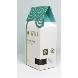 Mélange herbes et plantes médicinales pour tisane relaxante et calmante