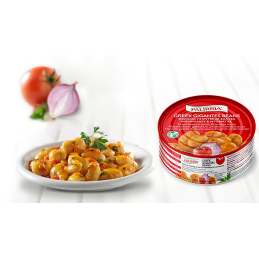 gigantes grecs gros haricots blancs géants au four fassolia en conserve