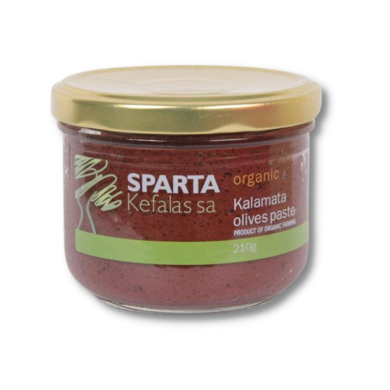 tapenade grecque biologique d'olive kalamata olivade sans anchois 100% olive