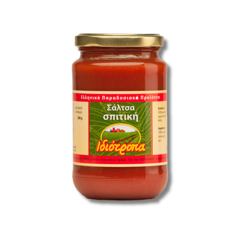 Sauce tomate 100% naturelle sans colorants ni conservateurs - 340g net