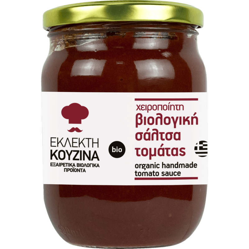 sauce tomate et poivron de Florina 100% naturelle sans colorants, ni conservateurs, ni sucres ajoutés