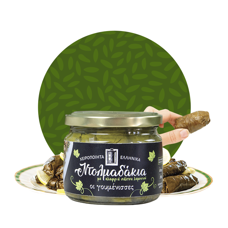 Feuilles de vigne farcies (dolmas) grecques traditionnelles