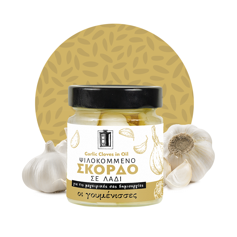 ail en lamelles dans l'huile