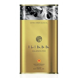 Huile d'olive vierge extra AOP Kalamata bio récolte précoce - bouteille 750 ml