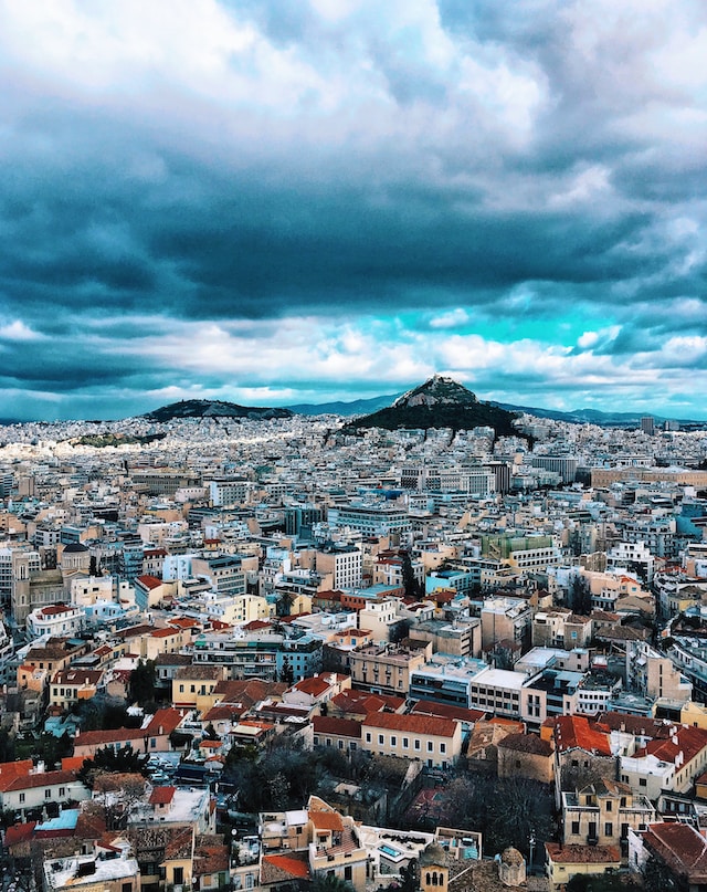 Athènes et ses quartiers aux architectures différentes